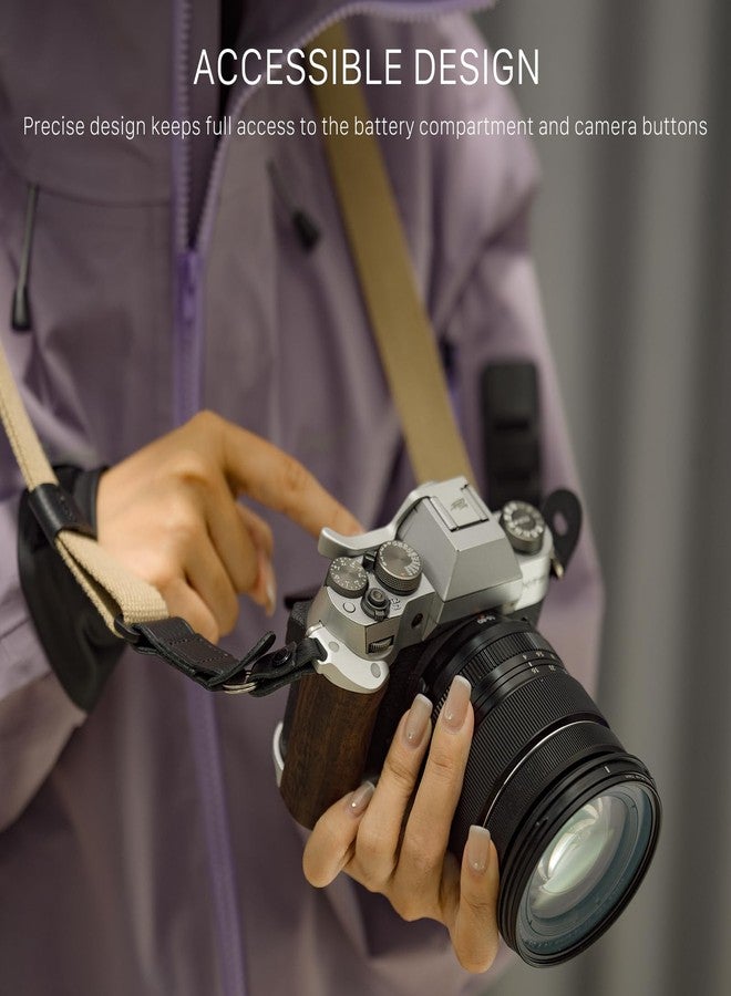 Tilta Vintage Camera Cage Compatible with Fujifilm X-T50 Base Kit (Black) - Image 5